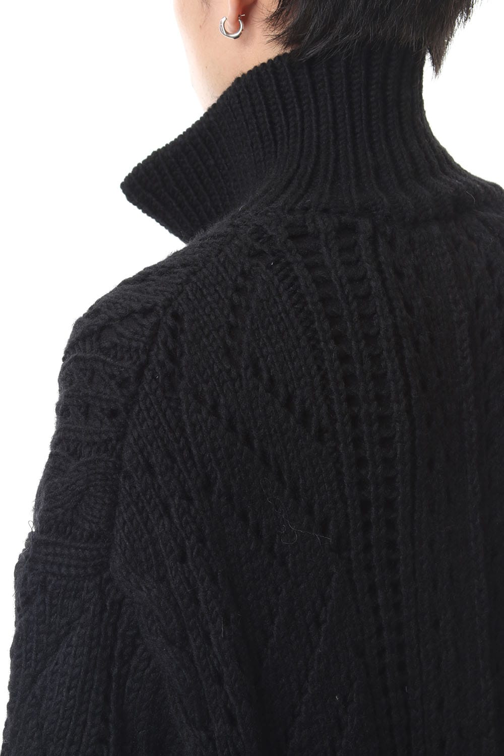 フロント フック ニット コート