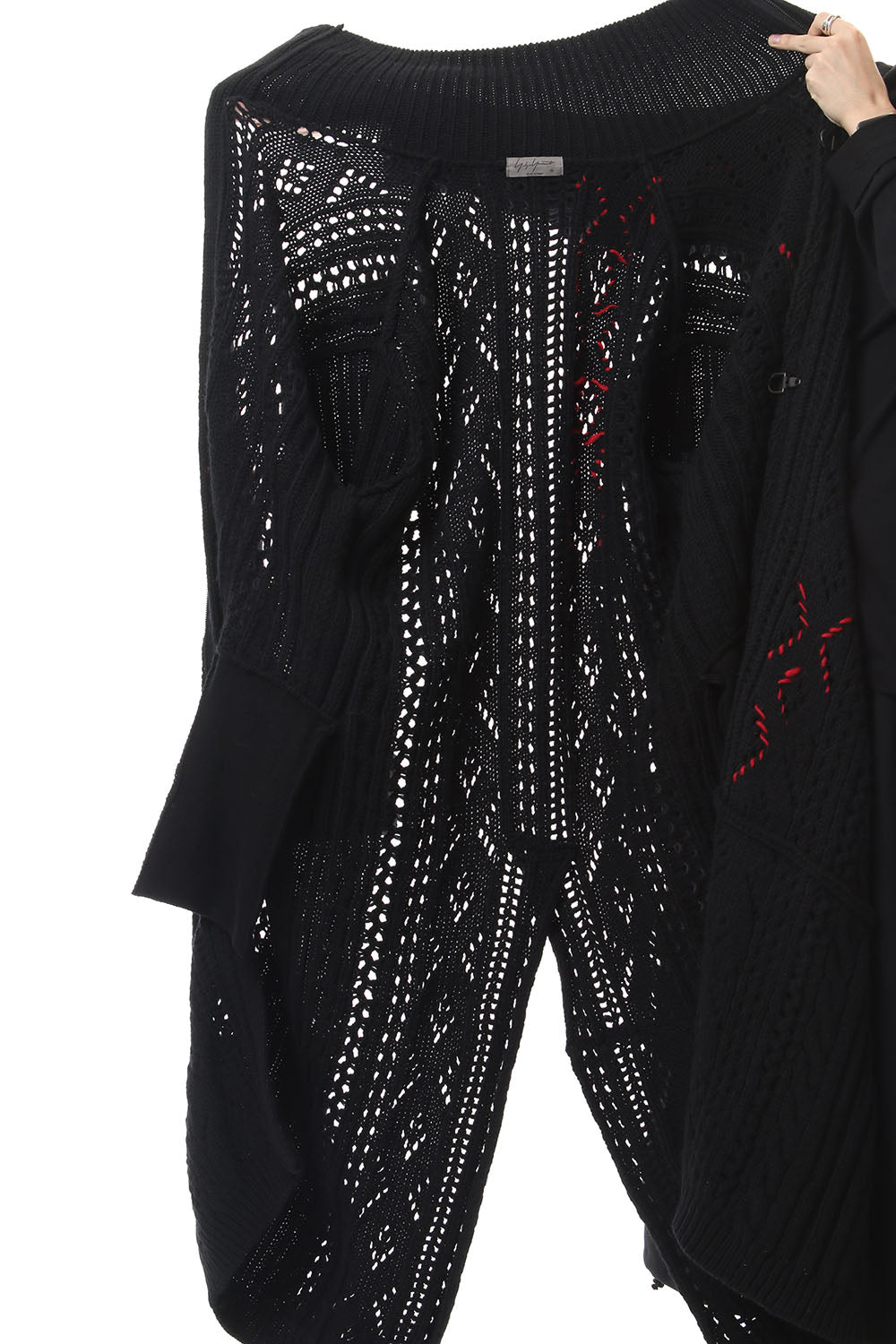 Front Hook Turtle Knit Coat