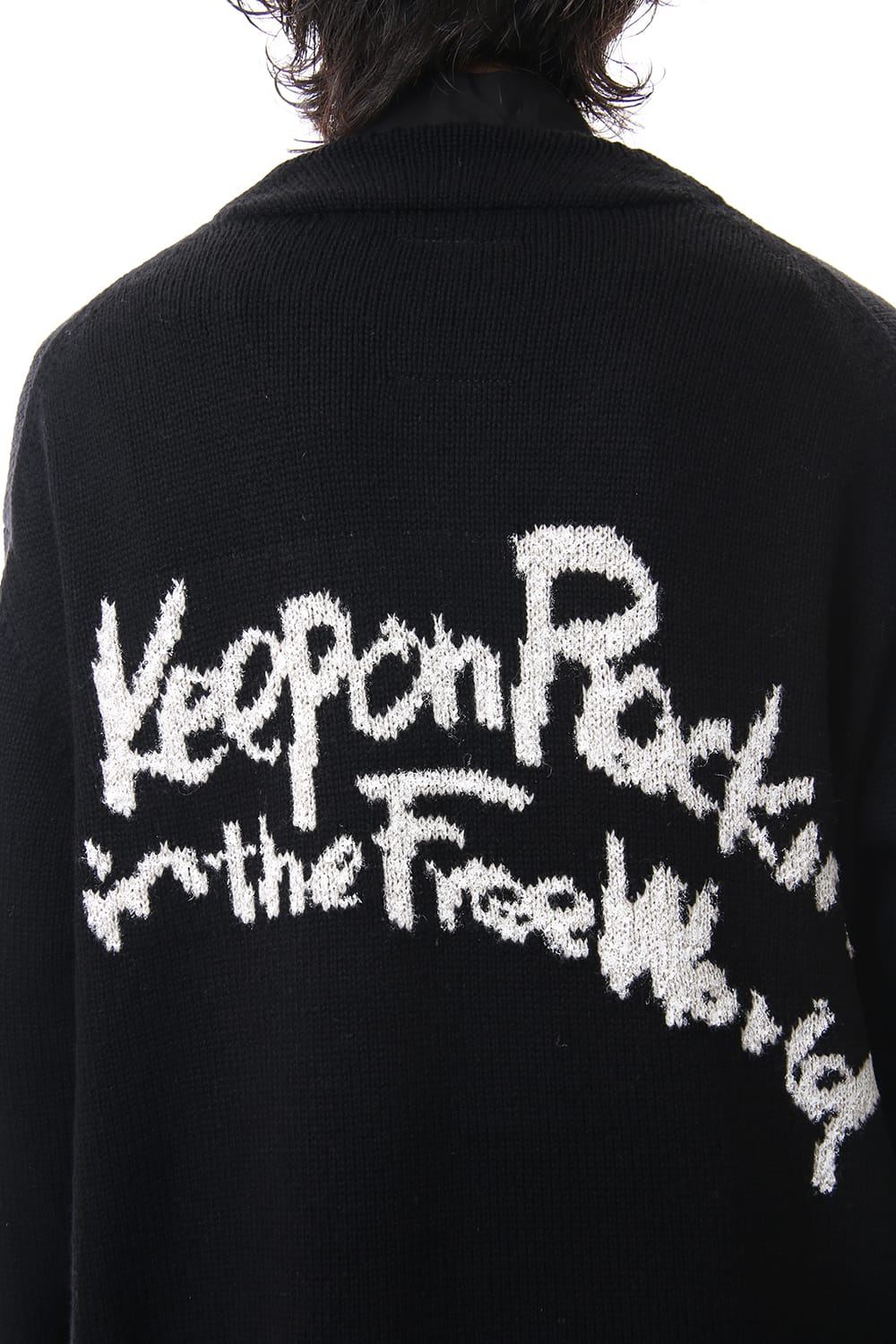 Message 5G Knit Cardigan