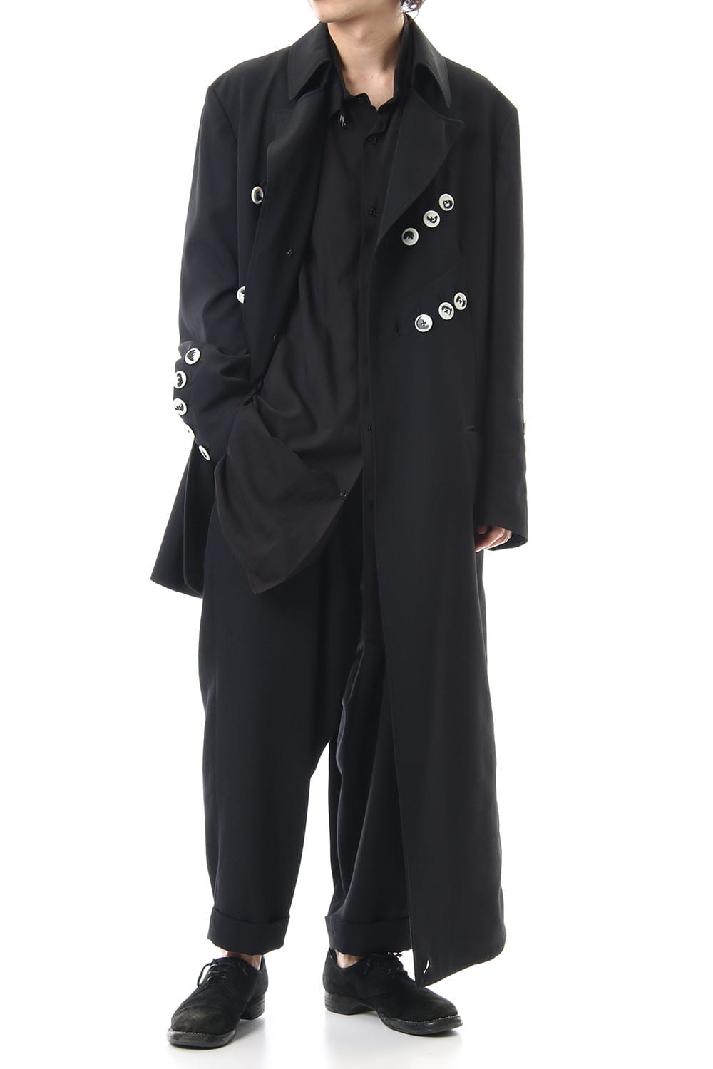 Front Belt Gather Pants