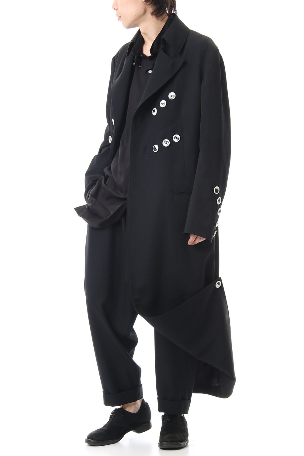 Front Belt Gather Pants