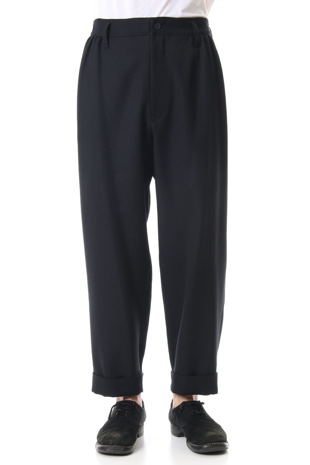 Front Belt Gather Pants