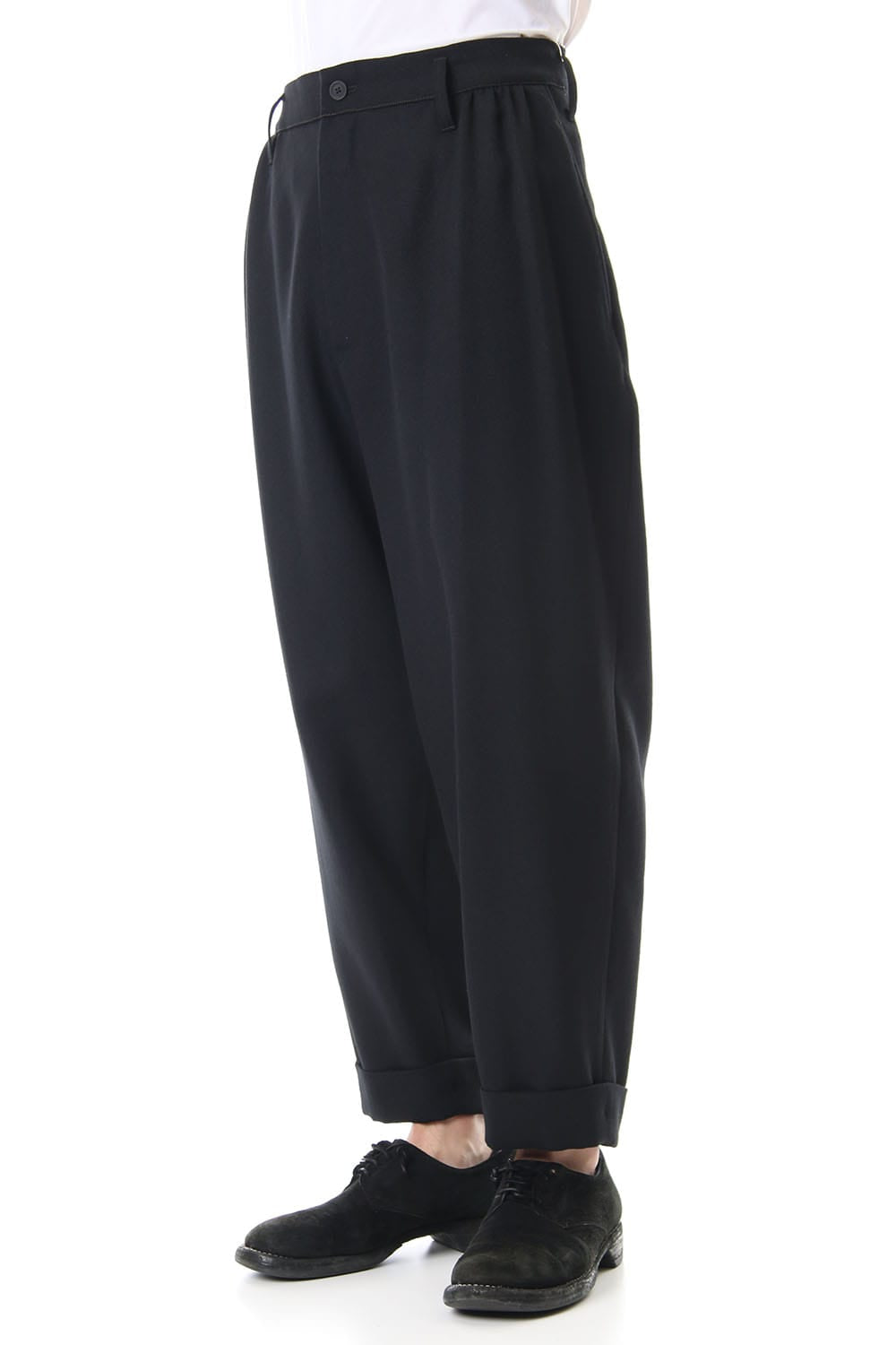 Front Belt Gather Pants