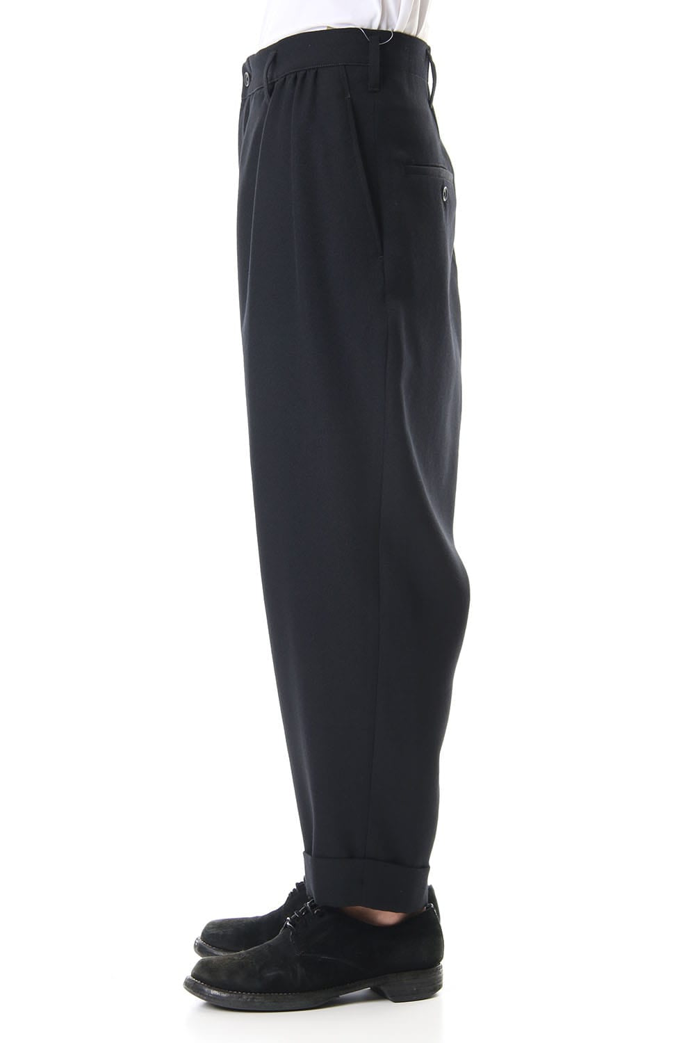 Front Belt Gather Pants