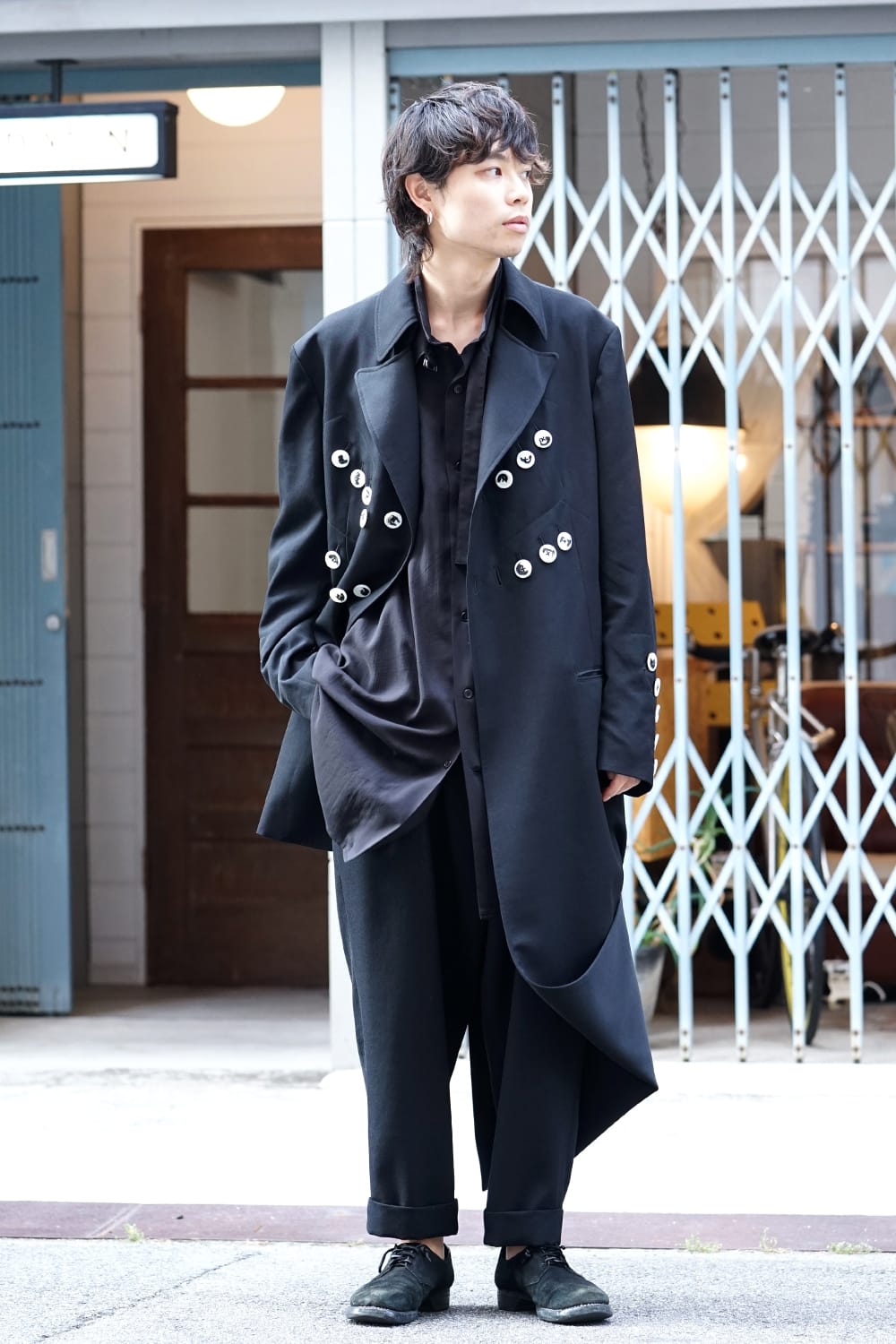 Front Belt Gather Pants