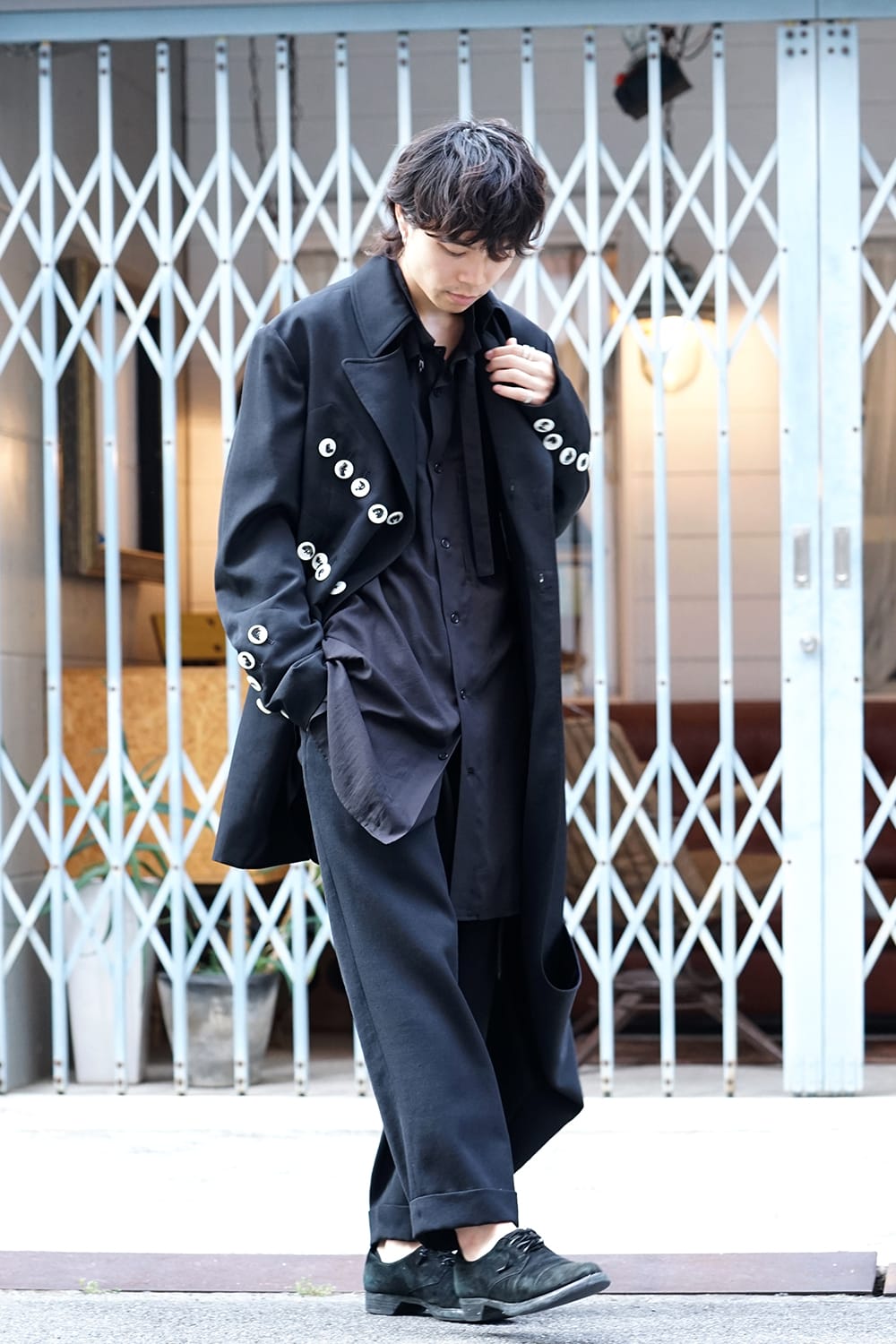 Front Belt Gather Pants