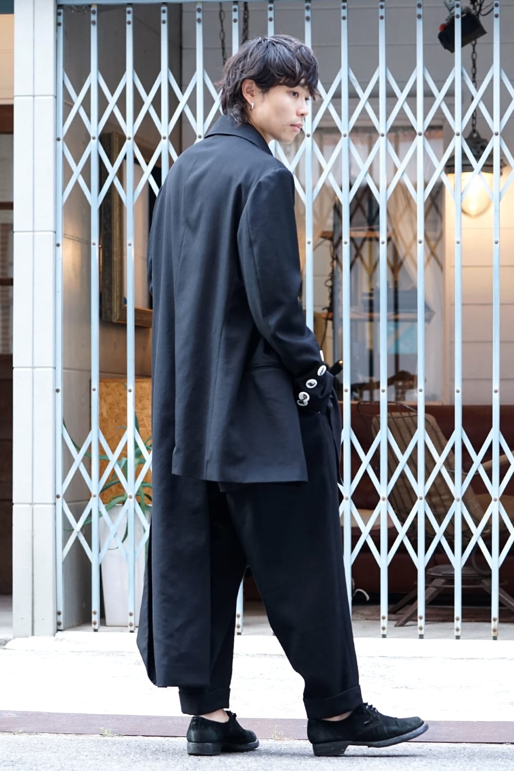 Front Belt Gather Pants