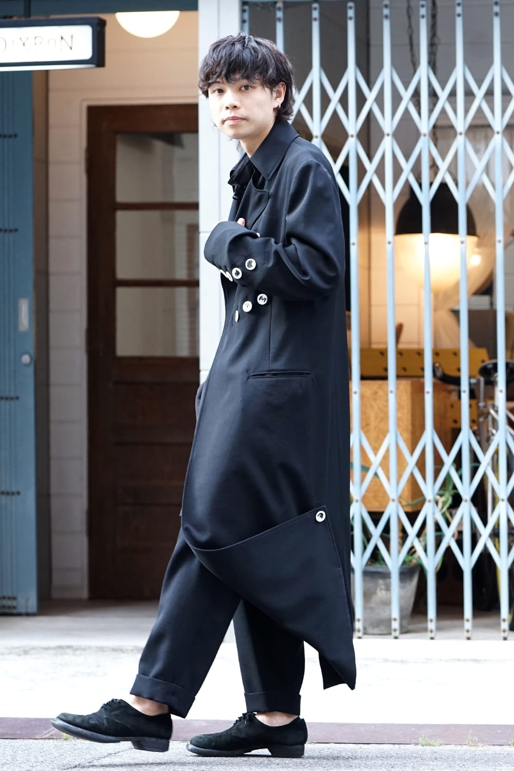 Front Belt Gather Pants