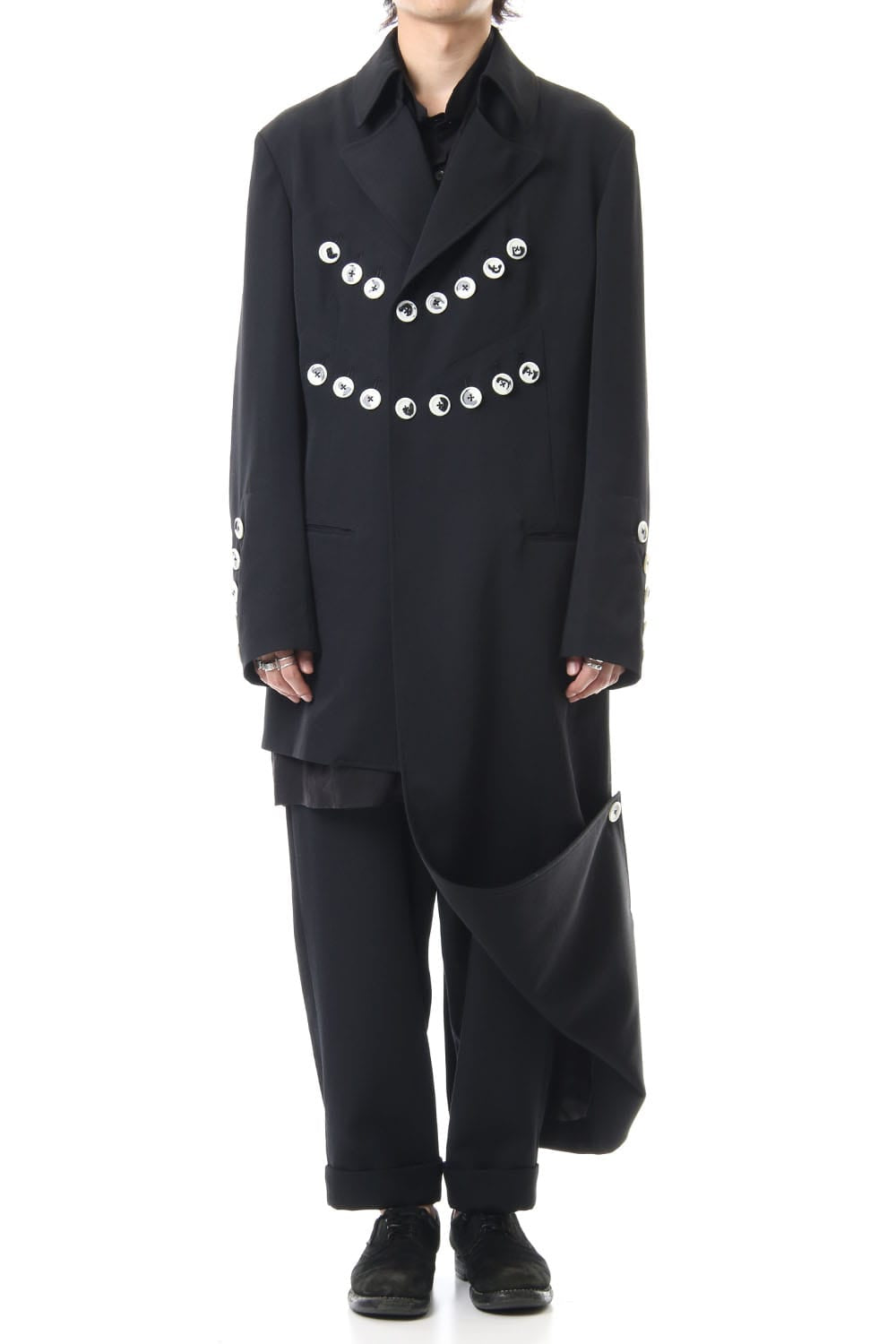 Front Belt Gather Pants