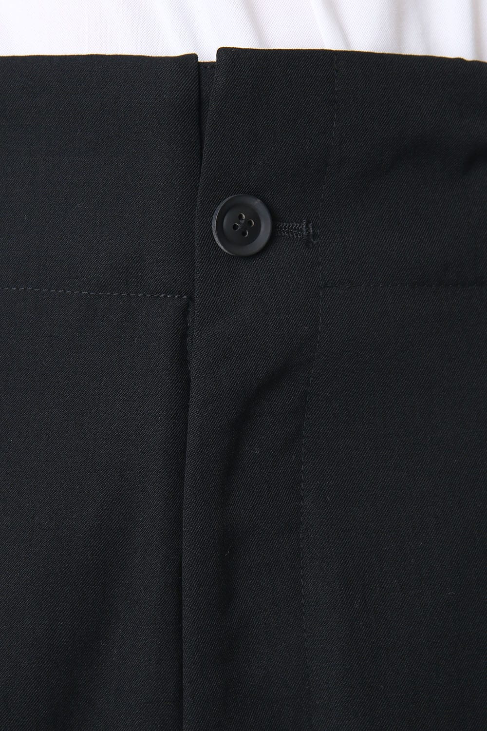 Wrinkled Gabardine High West Belt Pants