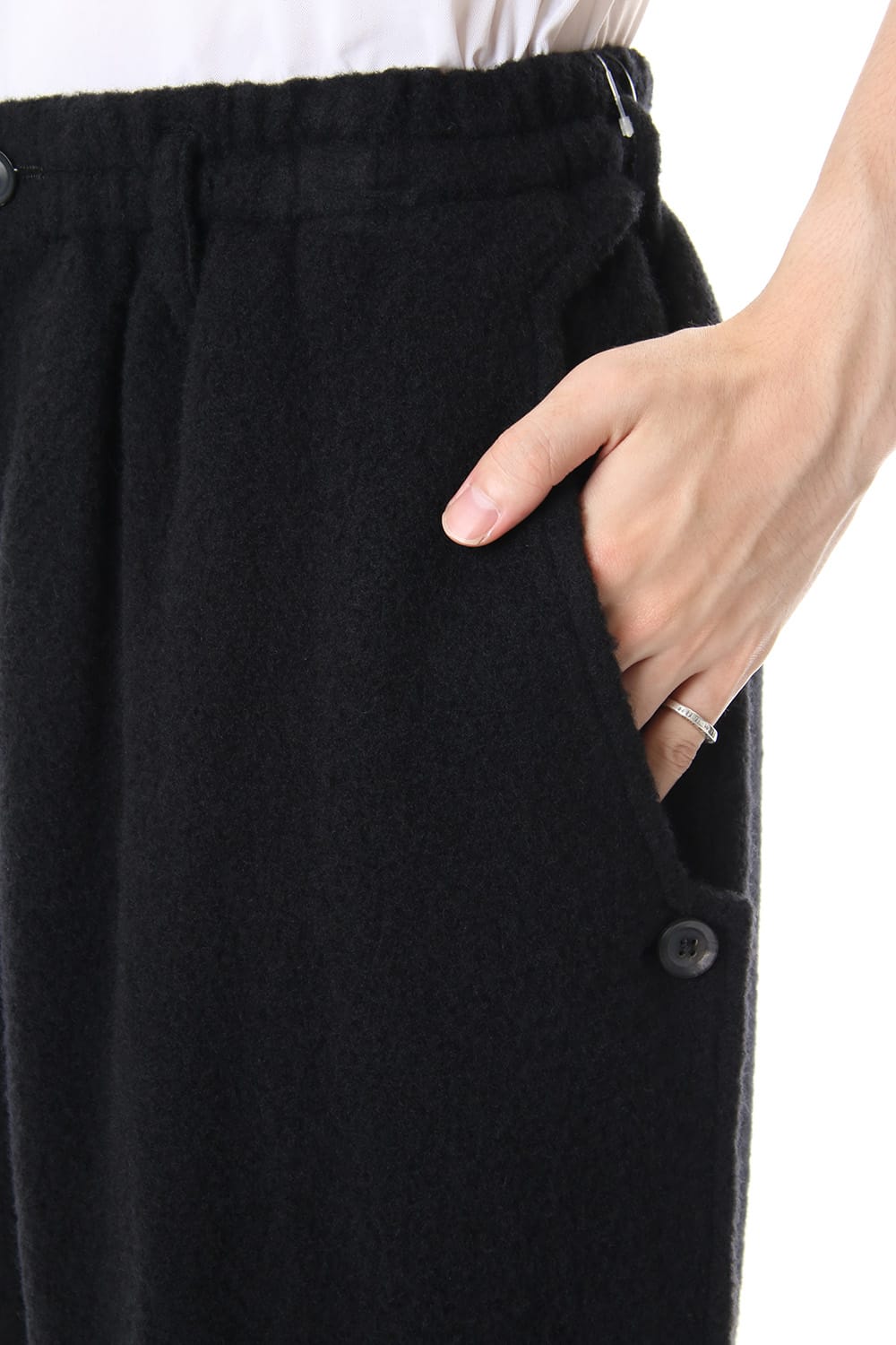 Side Button Design Pants