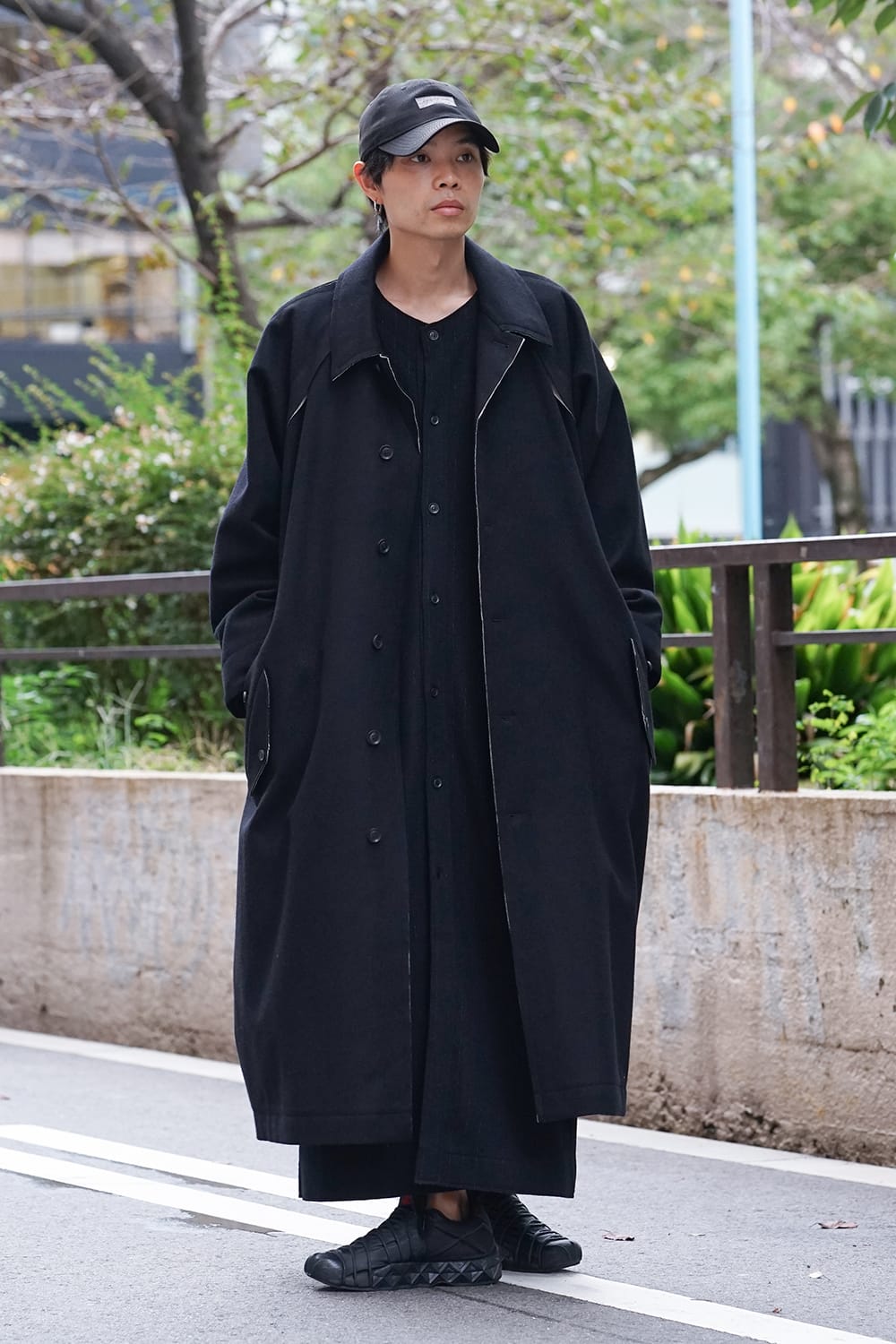 No Collar Long Cardigan