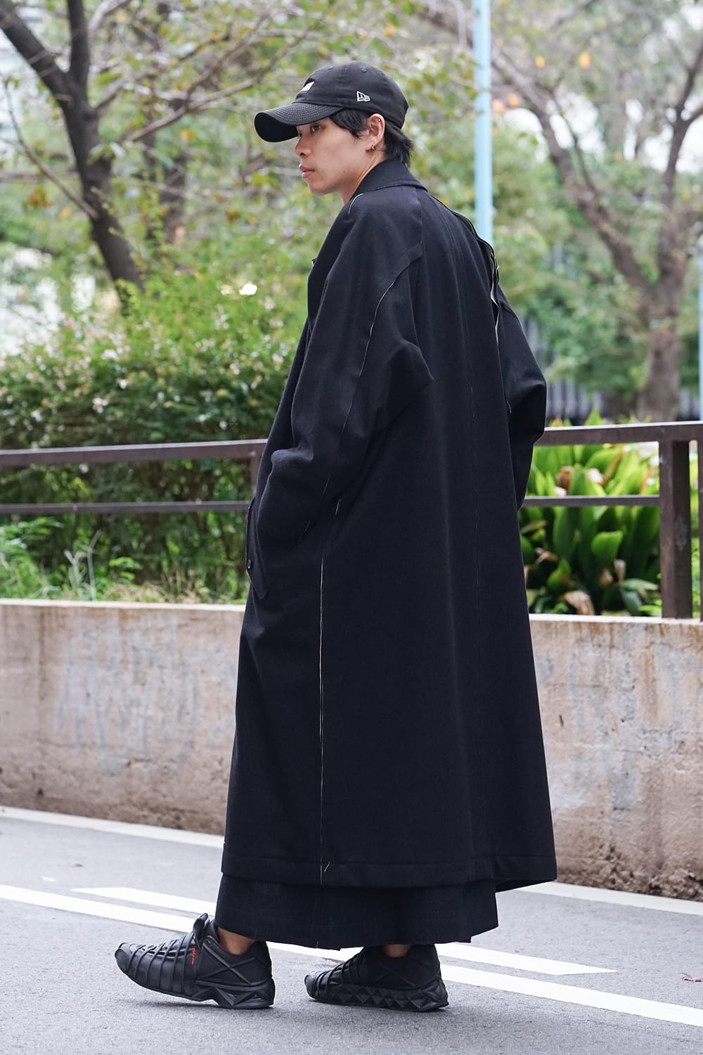 No Collar Long Cardigan