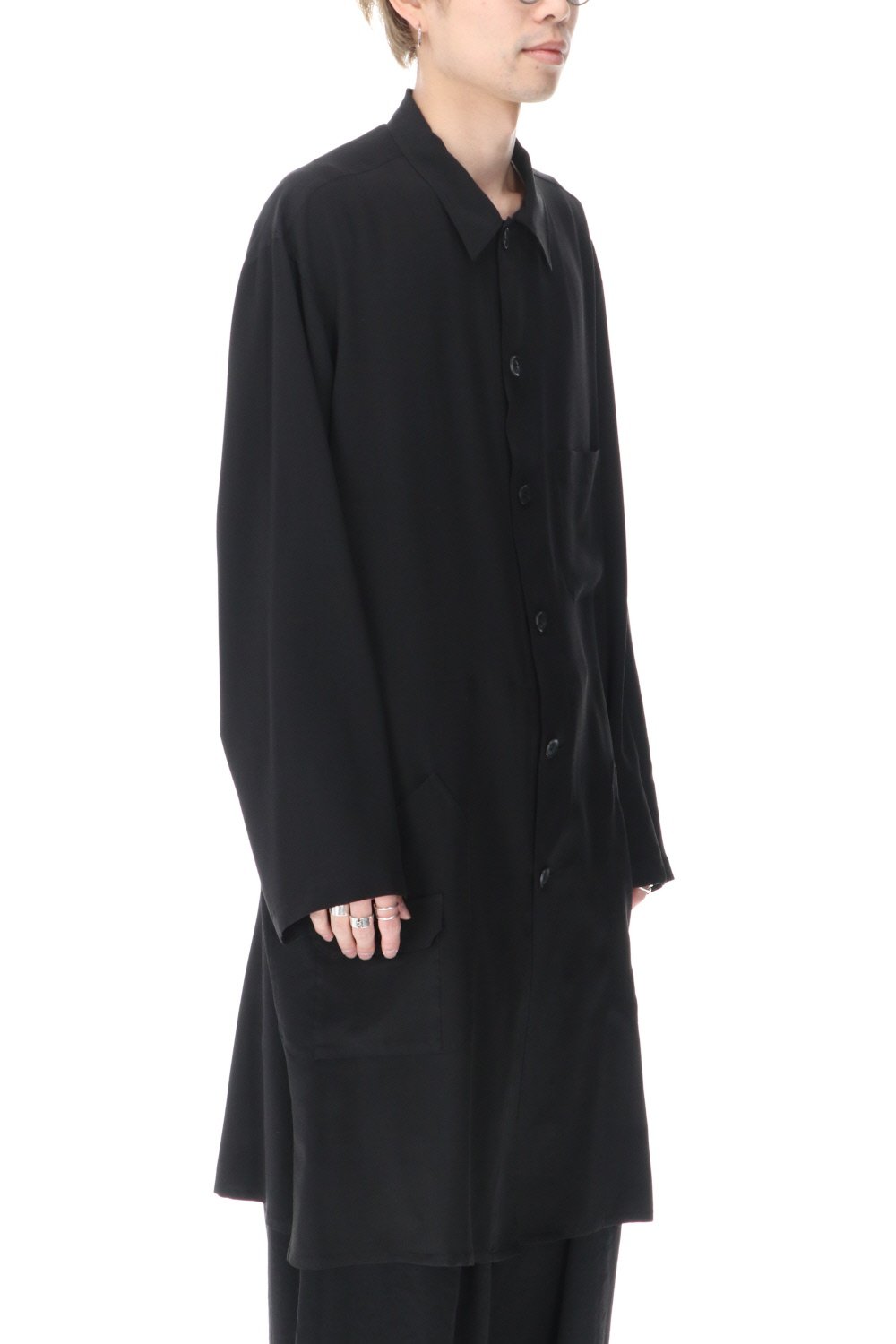 Double silk Out parts Blouse