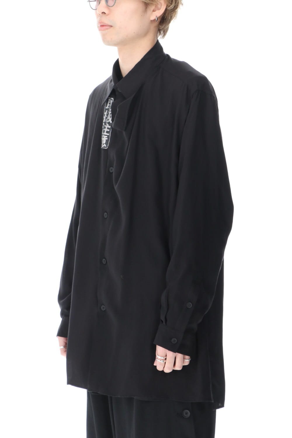 Left Double tencel Blouse