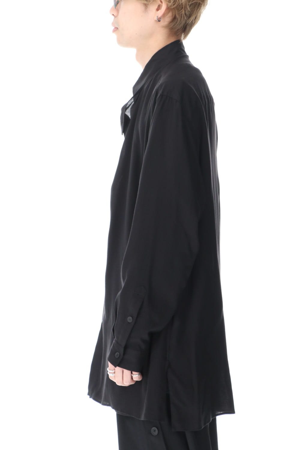 Left Double tencel Blouse