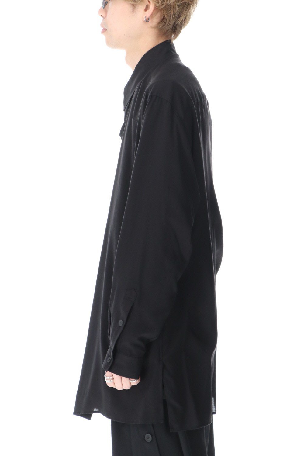 Left Double tencel Blouse