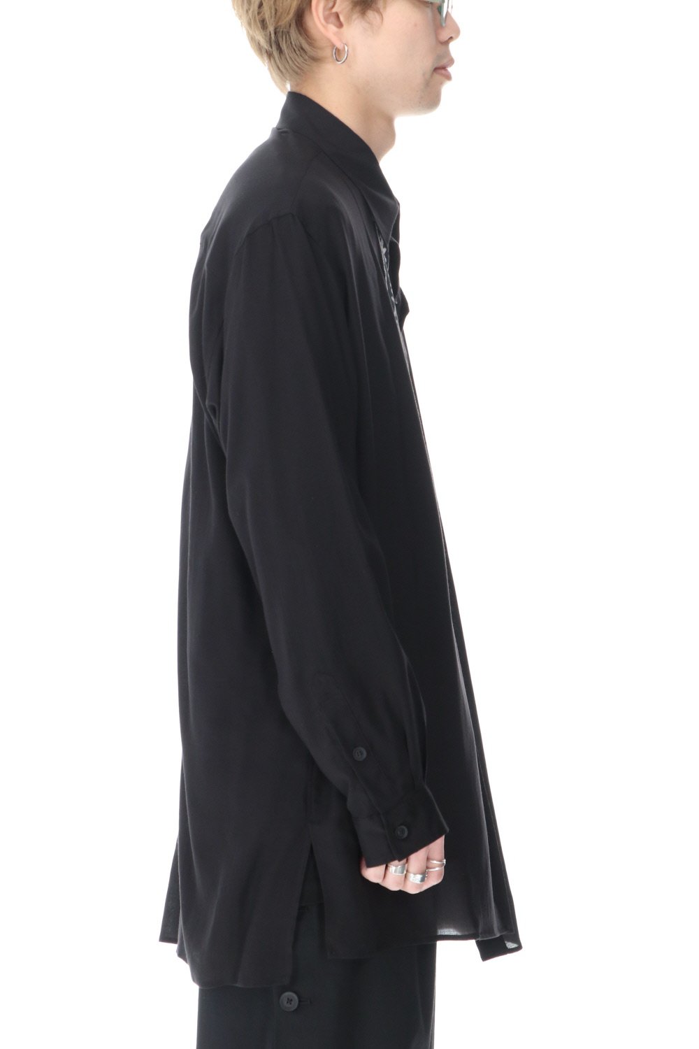 Left Double tencel Blouse