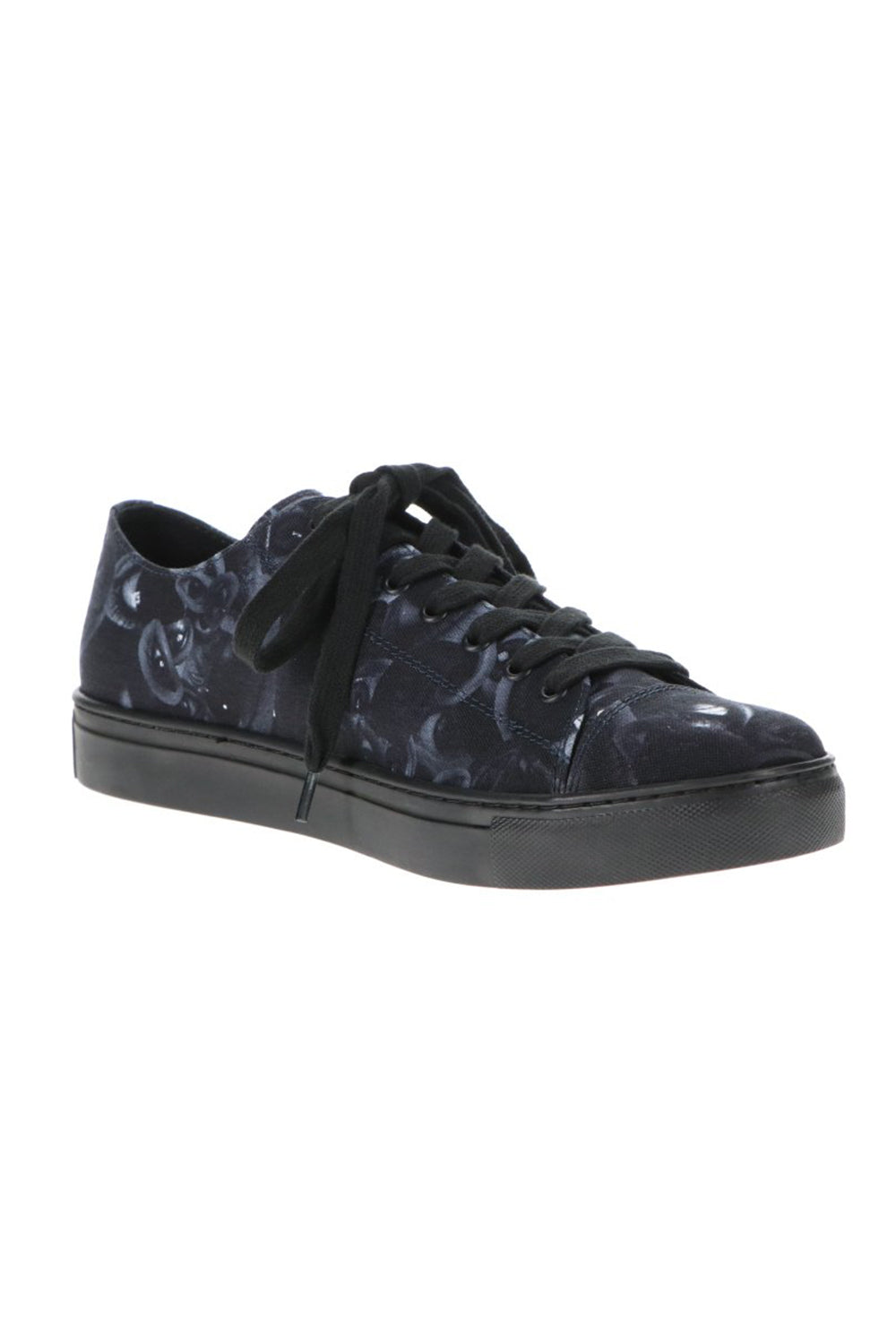 Cotton canvas Low top Print sneaker