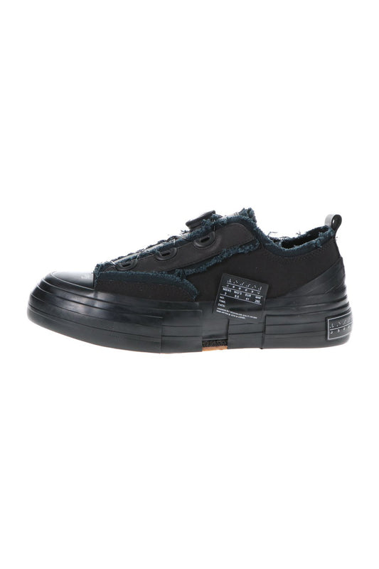 Yohji Yamamoto × VESSEL  Cotton canvas Low top Sneaker Black