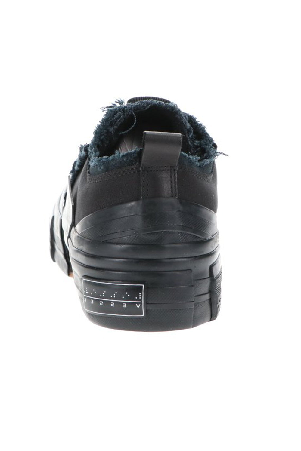 Yohji Yamamoto × VESSEL  Cotton canvas Low top Sneaker Black