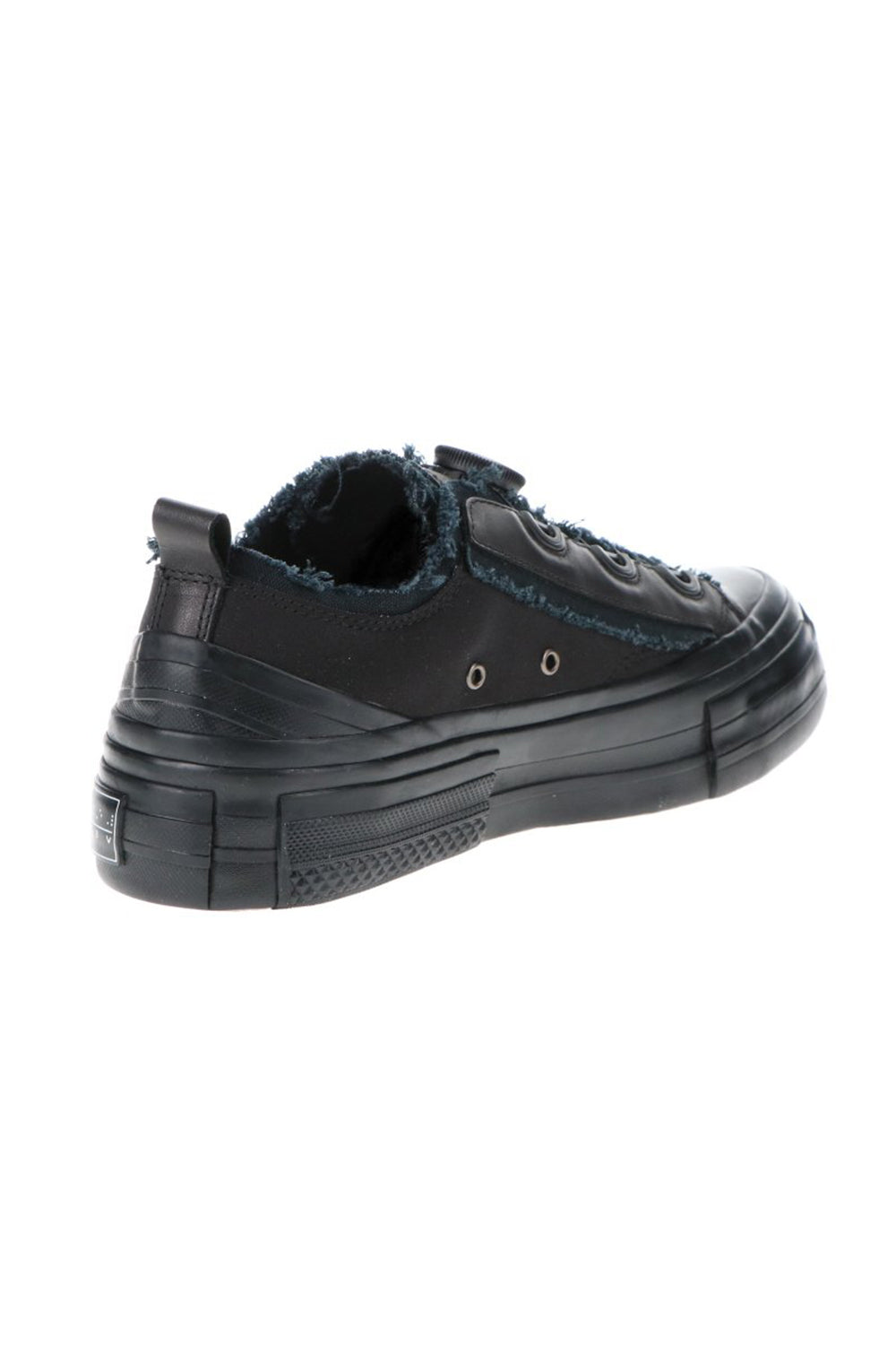 Yohji Yamamoto × VESSEL  Cotton canvas Low top Sneaker Black