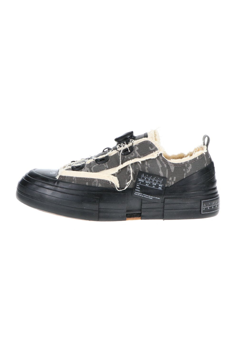 Yohji Yamamoto × VESSEL  Cotton canvas Low top Sneaker Tiger Camo