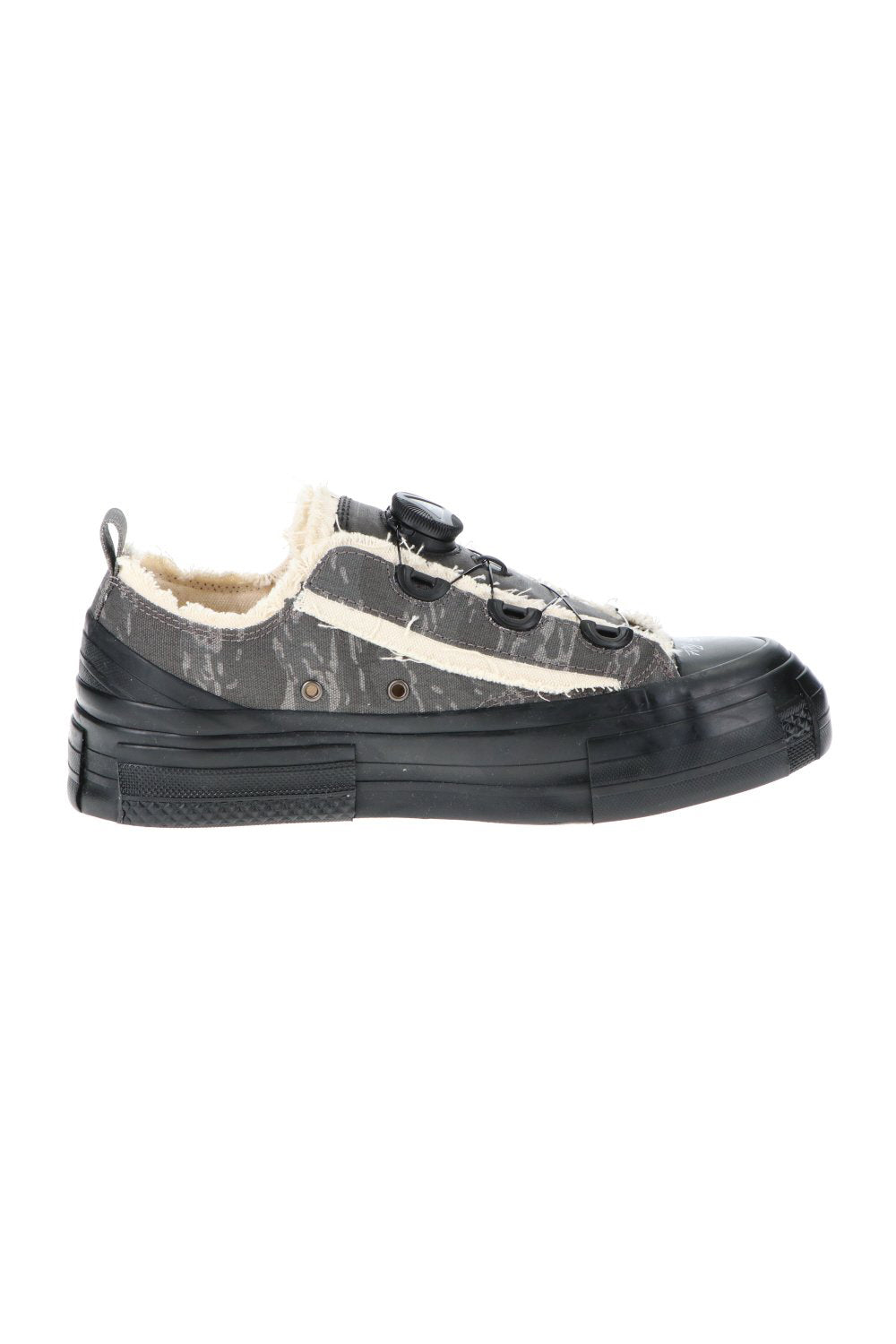 Yohji Yamamoto × VESSEL  Cotton canvas Low top Sneaker Tiger Camo