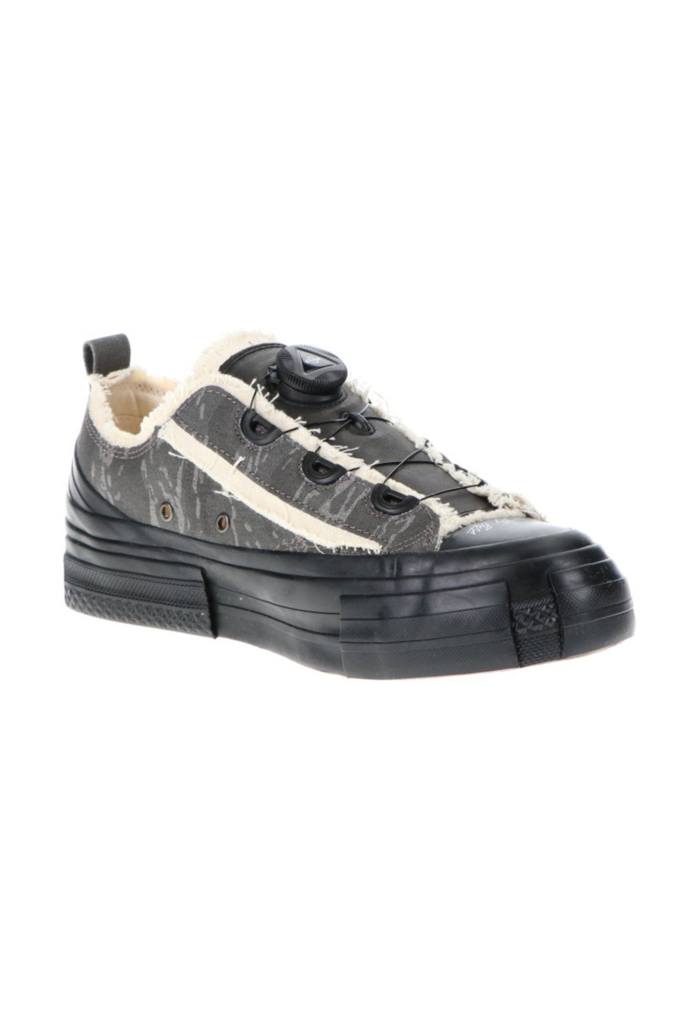 Yohji Yamamoto × VESSEL  Cotton canvas Low top Sneaker Tiger Camo