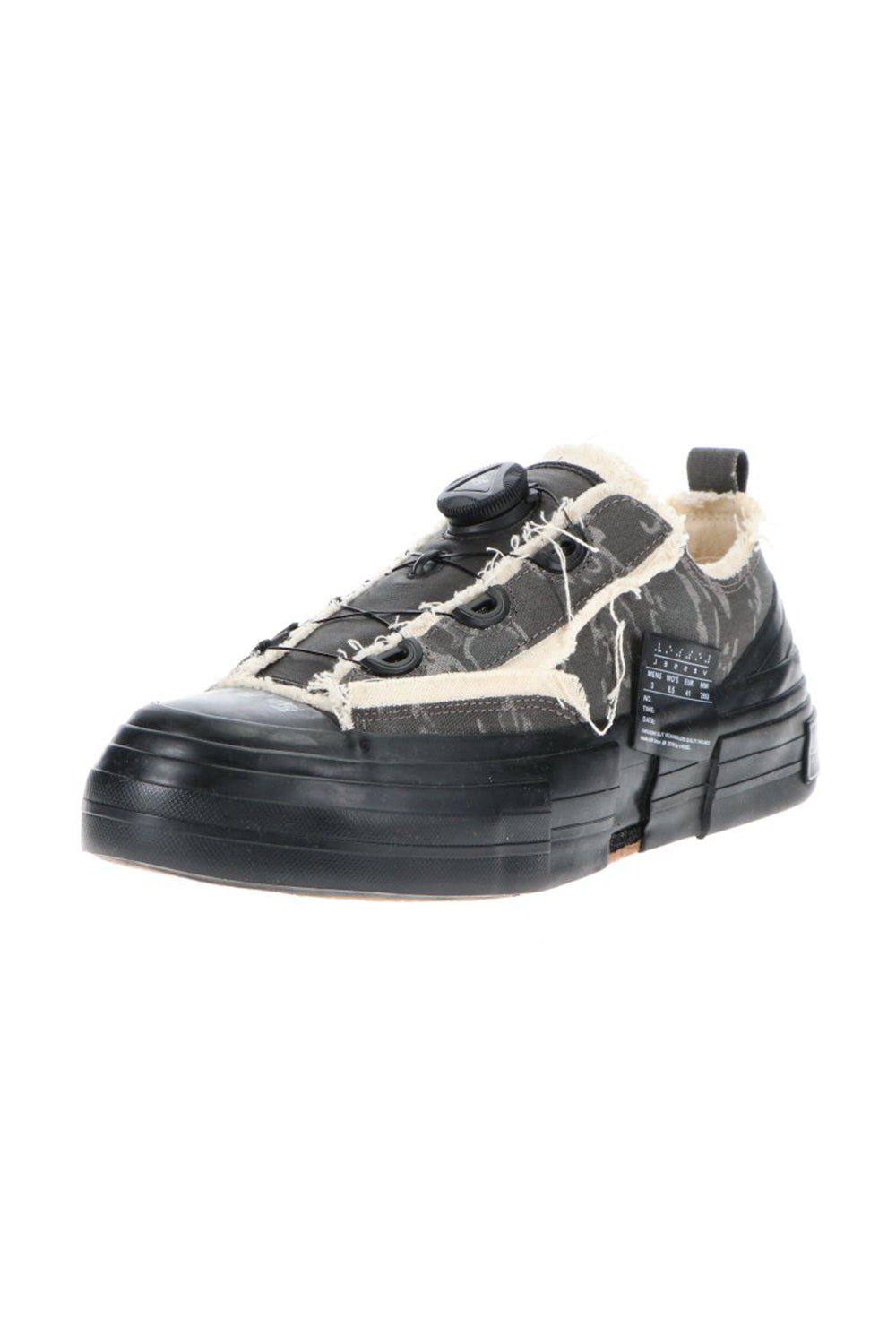 Yohji Yamamoto × VESSEL  Cotton canvas Low top Sneaker Tiger Camo