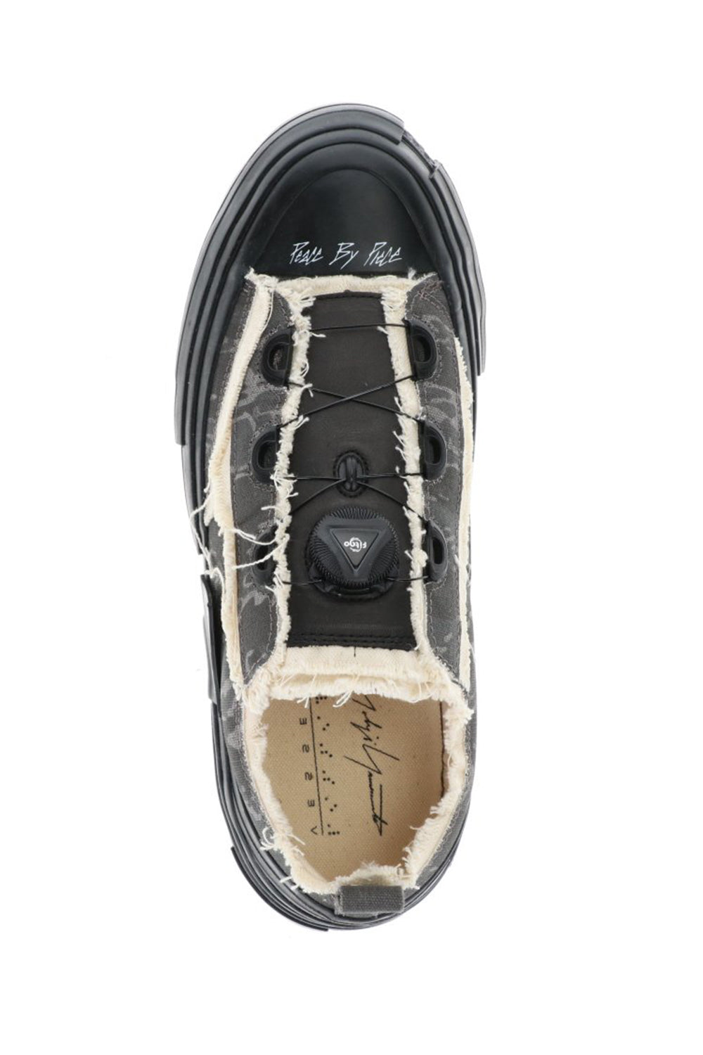 Yohji Yamamoto × VESSEL  Cotton canvas Low top Sneaker Tiger Camo