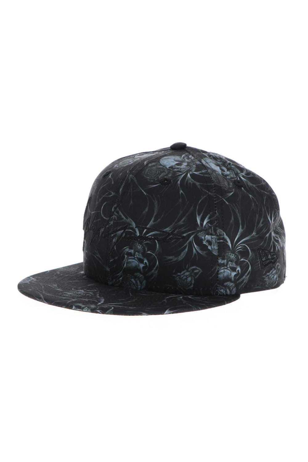 New Era × Yohji Yamamoto 59FIFTY YY Transcription print cap