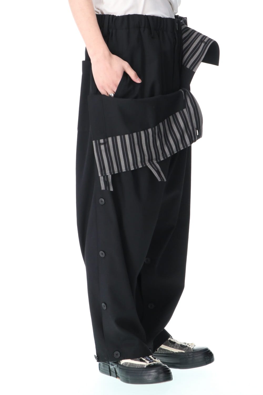 Front cover Wrinkle gabardine Pants