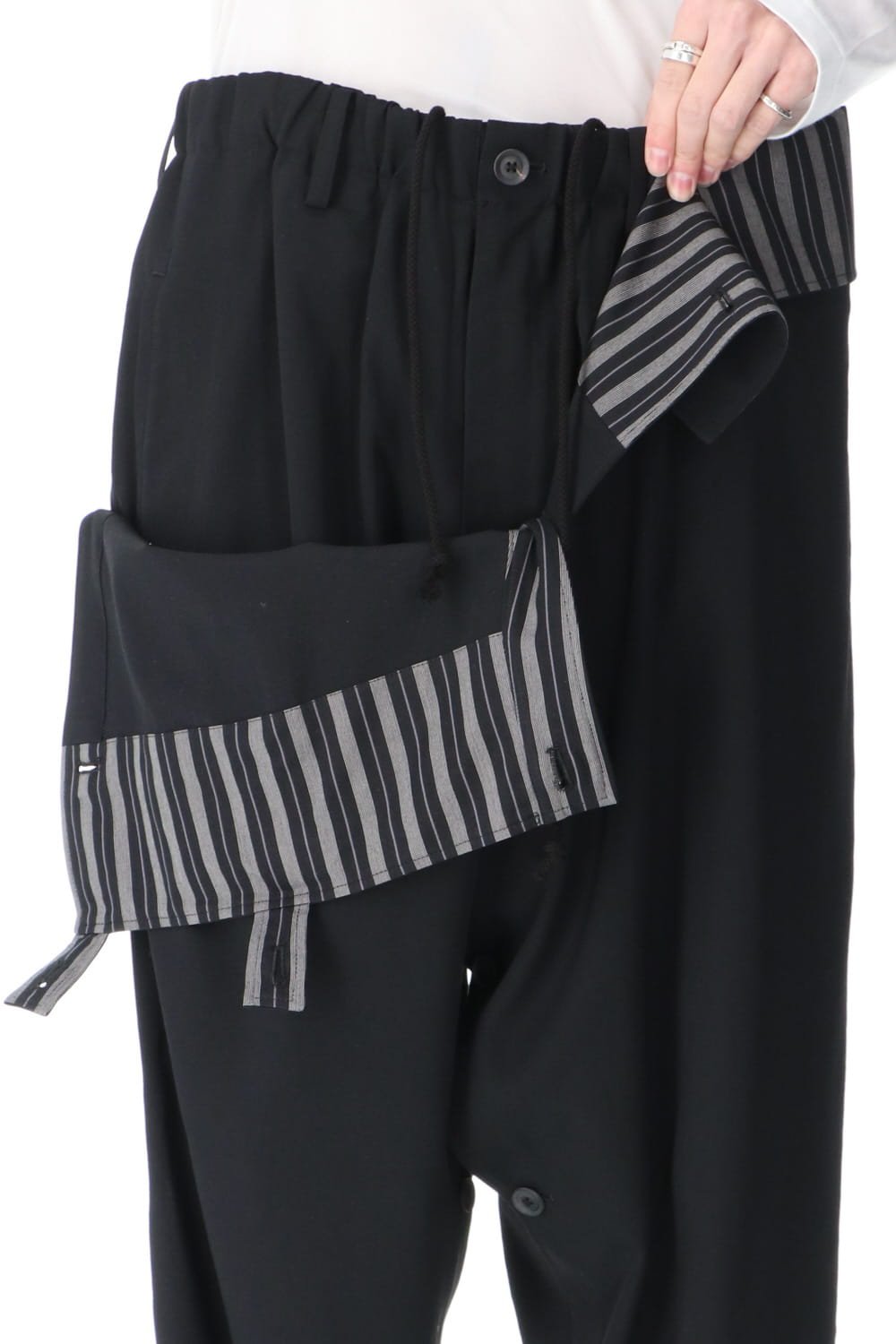 Front cover Wrinkle gabardine Pants