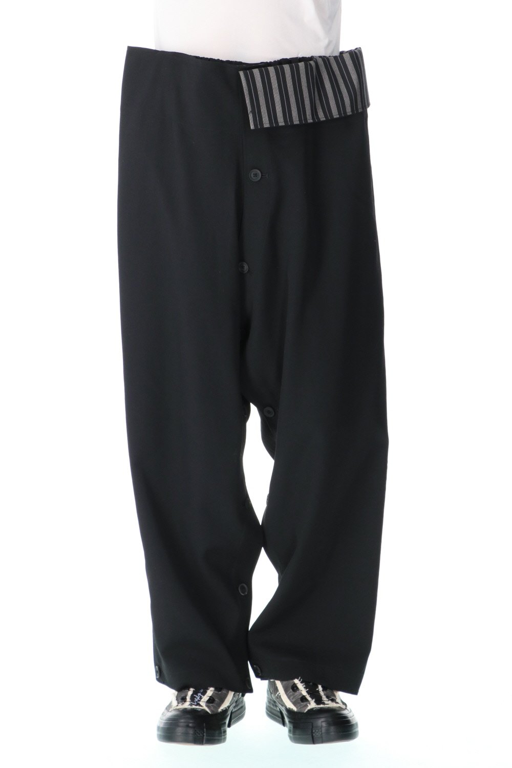 Front cover Wrinkle gabardine Pants