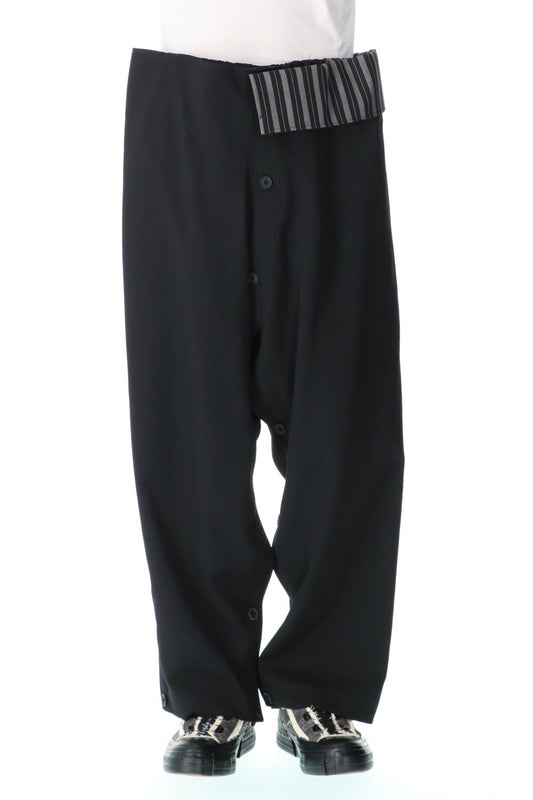 Front cover Wrinkle gabardine Pants