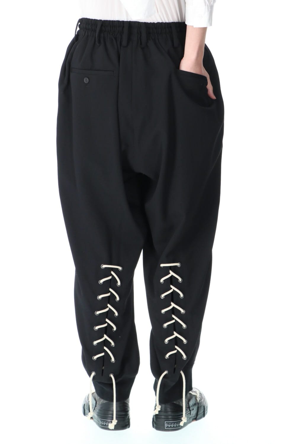 Double String opening Lace up Pants