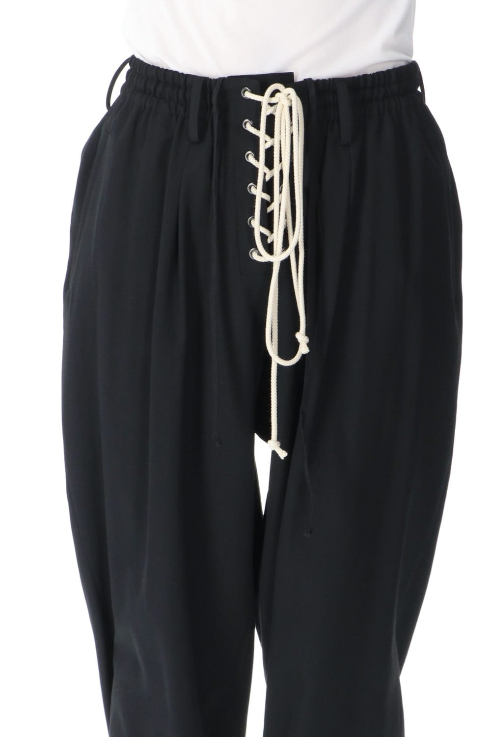 Double String opening Lace up Pants