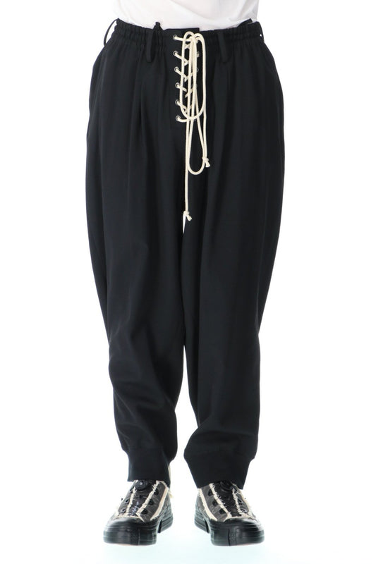 Double String opening Lace up Pants