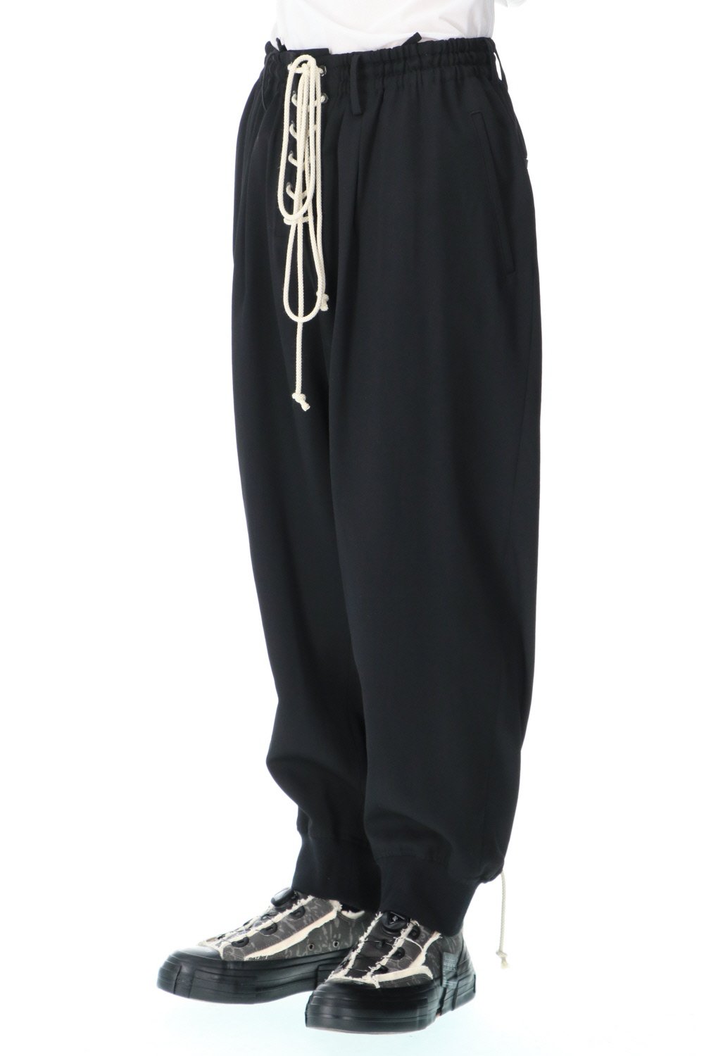 Double String opening Lace up Pants