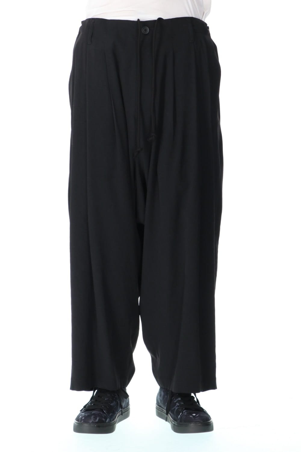 Triacetate tuxedo Sarouel style Pants