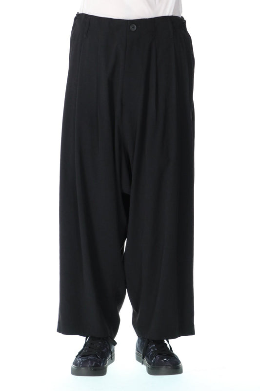 Triacetate tuxedo Sarouel style Pants