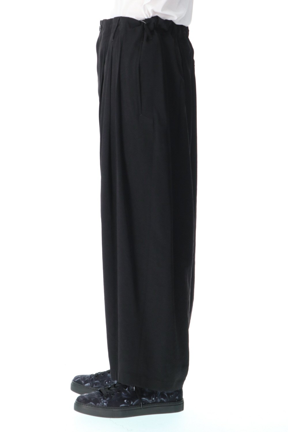 Triacetate tuxedo Sarouel style Pants