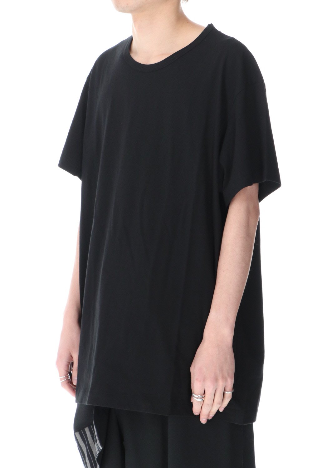 Round neck Half sleeve T-Shirt Black
