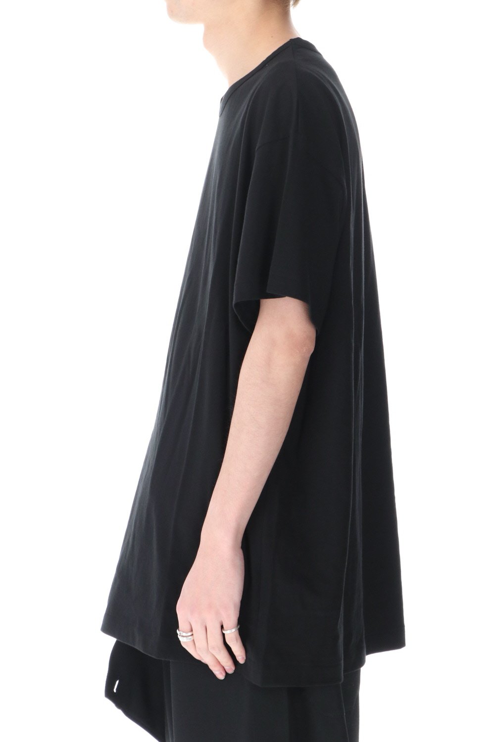 Round neck Half sleeve T-Shirt Black