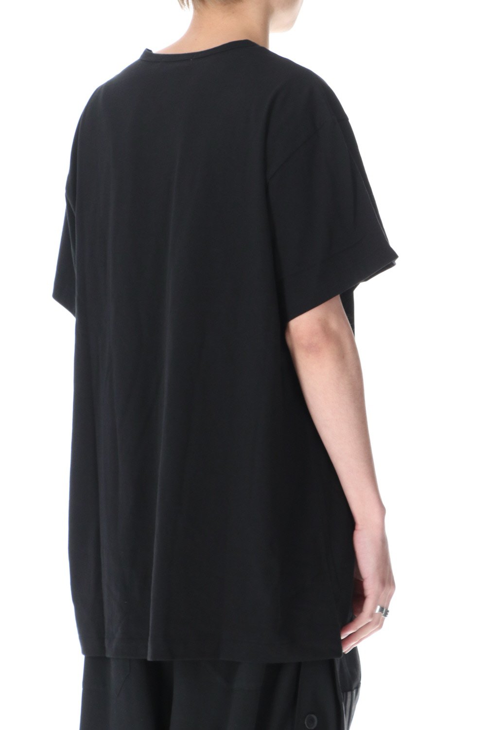 Round neck Half sleeve T-Shirt Black
