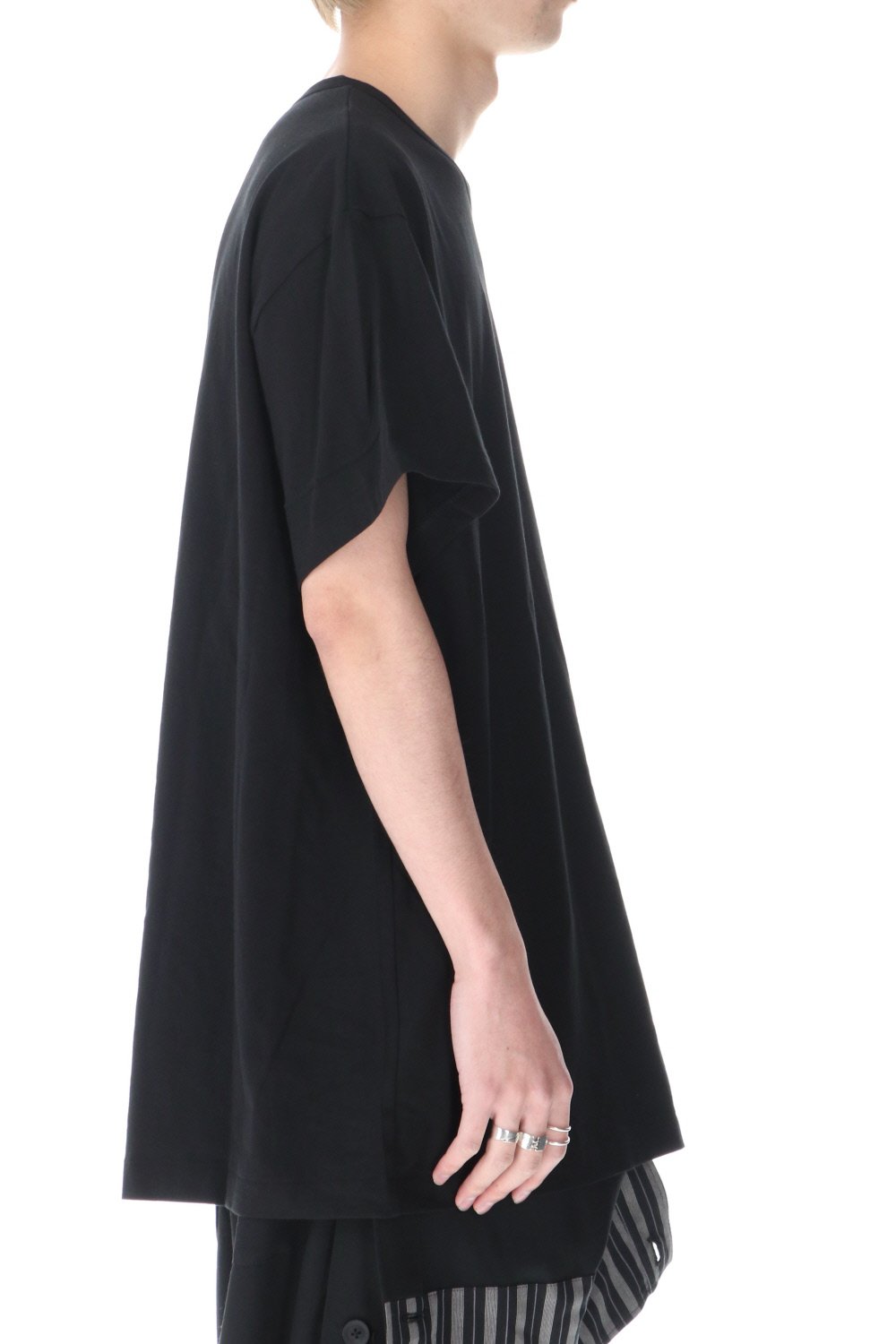 Round neck Half sleeve T-Shirt Black