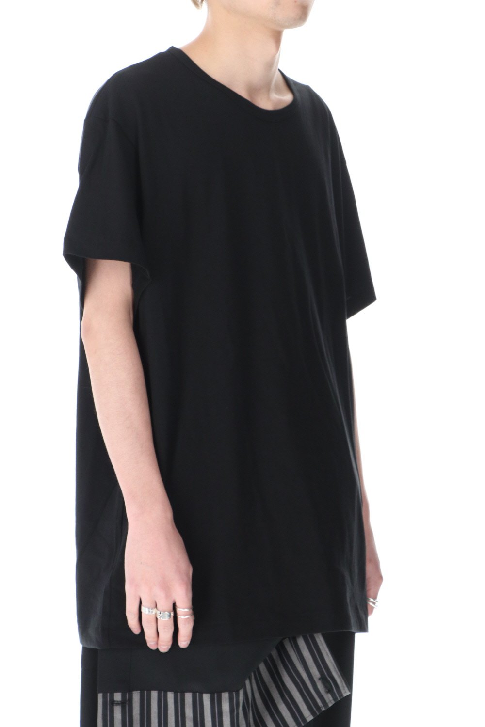 Round neck Half sleeve T-Shirt Black