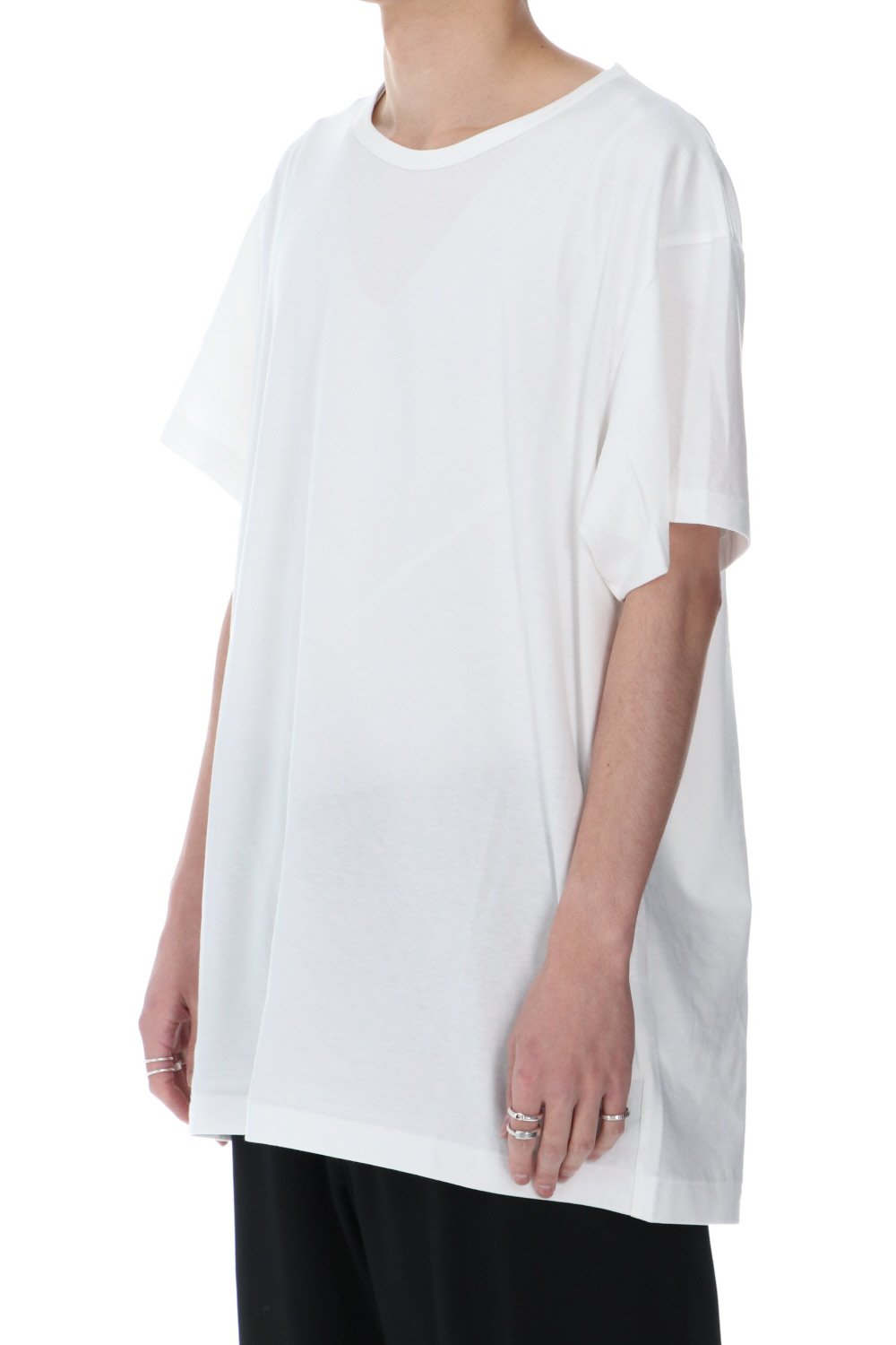 Round neck Half sleeve T-Shirt Off white