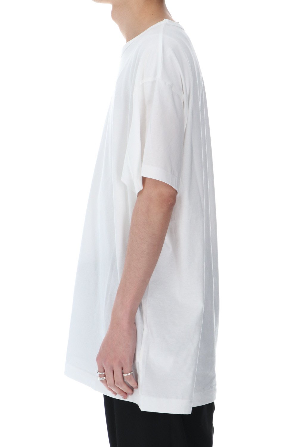 Round neck Half sleeve T-Shirt Off white
